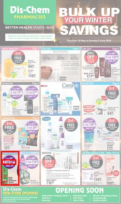 Dis-Chem : Bulk Up Your Winter Savings (16 May - 09 June 2024), page 1