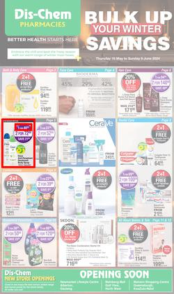 Dis-Chem : Bulk Up Your Winter Savings (16 May - 09 June 2024), page 1