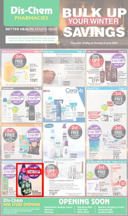 Dis-Chem : Bulk Up Your Winter Savings (16 May - 09 June 2024), page 1