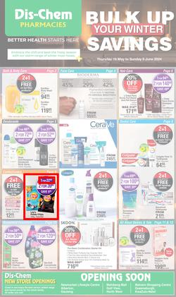 Dis-Chem : Bulk Up Your Winter Savings (16 May - 09 June 2024), page 1