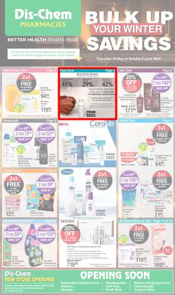 Dis-Chem : Bulk Up Your Winter Savings (16 May - 09 June 2024), page 1