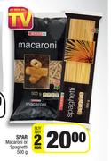 Spar Macaroni Or Spaghetti-For Any 2 x 500g
