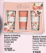 Baylis & Harding Royale Garden Luxury Hand Treats Set-3 x 50ml Per Set