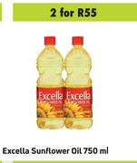 Excella Sunflower Oil-For 2 x 750ml