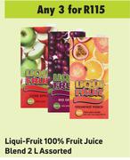 Liqui Fruit 100% Fruit Juice Blend Assorted-For 3 x 2L