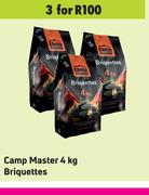 Campmaster Briquettes-For 3 x 4Kg