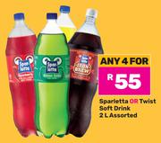 Sparletta Or Twist Soft Drink Assorted-For Any 4 x 2Ltr