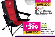 Camp Master Deluxe 305 High Back Chair 793579