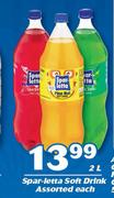 Spar-Letta Soft Drink-2Ltr Each