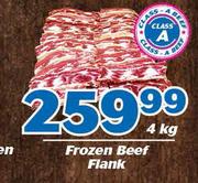 Frozen Beef Flank-4Kg
