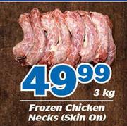 Frozen Chicken Necks (Skin On)-3Kg