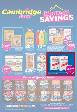 Cambridge Food Zululand : May Month End (28 May - 9 June 2020), page 1