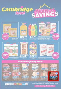 Cambridge Food Zululand : May Month End (28 May - 9 June 2020), page 1