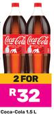 Coca Cola-For 2 x 1.5Ltr
