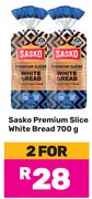 Sasko Premium Sliced White Bread-For 2 x 700g