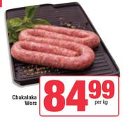 Chakalaka Wors-Per Kg