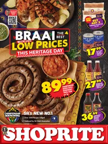 Shoprite : Heritage Freshness (16 September - 29 September 2024 While Stocks Last)