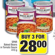 Spar Baked Beans In Tomato Sauce-3x410g