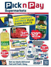 Pick n Pay Western Cape : Specials (22 April - 08 May 2024)