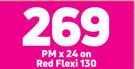 Samsung Galaxy A03 Core Smartphone- On Red Flexi 130