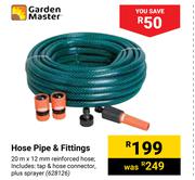 Garden Master Hose Pipe & Fittings 628126