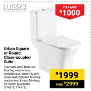 Lusso Urban Square Or Round Close-Coupled Suite 774518, 774519