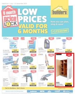 Builders : Price Lock (01 July - 31 December 2025), page 1
