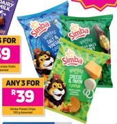 Simba Potato Chips Assorted-For 3 x 120g