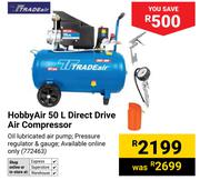 Tradeair Hobby Air 50Ltr Direct Drive Air Compressor 772463
