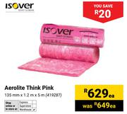 Isover Aerolite Think Pink 135mm x 1.2m x 5m 419287-Each