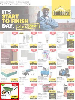 Builders Inland : It's Start to Finish Day (07 October - 31 December 2025), page 1