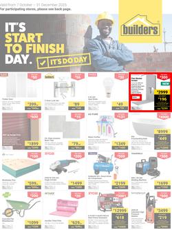 Builders Inland : It's Start to Finish Day (07 October - 31 December 2025), page 1