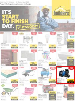Builders Inland : It's Start to Finish Day (07 October - 31 December 2025), page 1