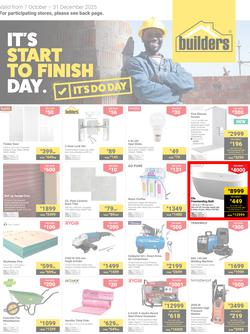Builders Inland : It's Start to Finish Day (07 October - 31 December 2025), page 1