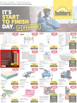 Builders Inland : It's Start to Finish Day (07 October - 31 December 2025), page 1