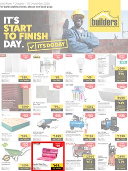 Builders Inland : It's Start to Finish Day (07 October - 31 December 2025), page 1
