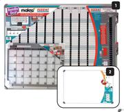 Parrot 1200 x 900mm Slimline Magnetic Retail Whiteboard Bundle