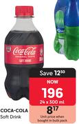 Coca Cola Soft Drink-24 x 300ml