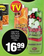 Liqui Fruit 100% Fruit Juice Blend-1 Litre Each