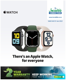 Incredible Connection : Apple Watch (18 January - 31 January 2022)