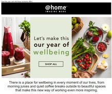 @Home : Let's Make This One Year Of Wellbeing (Request Valid Dates From Retailer)