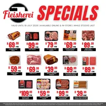 Flesherei : Specials (08 July - 19 July 2026)