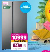 Hisense 508L Side By Side Fridge H670SIT