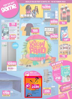 Game : We Know What You Paid Last Summer (05 October - 16 October 2022), page 1