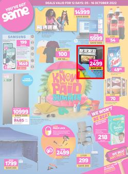 Game : We Know What You Paid Last Summer (05 October - 16 October 2022), page 1