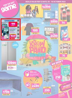 Game : We Know What You Paid Last Summer (05 October - 16 October 2022), page 1