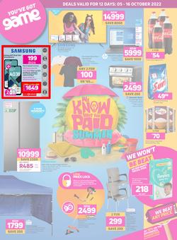 Game : We Know What You Paid Last Summer (05 October - 16 October 2022), page 1