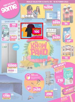 Game : We Know What You Paid Last Summer (05 October - 16 October 2022), page 1