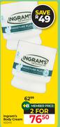 Ingram's Body Cream-For 2 x 450ml