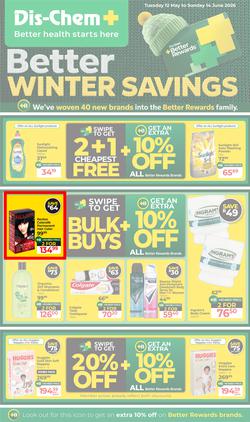 Dis-Chem : Better Winter Savings (12 May - 14 June 2026), page 1